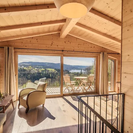 シャレー Hissala, Vue Et Sauna *